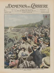 The Triumphal Entry of the Winners of the Beijing-Paris Raid into the Arena of Milan, on the 16th