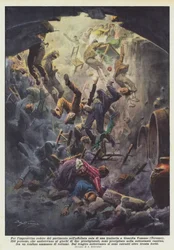 Due to the Sudden Collapse of the Floor in the Crowded Room of a Tavern in Guardia Vomano