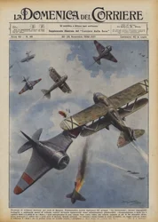 Feats of Italian Aviators in the Sky of Spain
