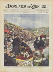 The Duke of Genoa Presides Over the Popular Commemoration of Verdi at the Greek Theater of Syracuse