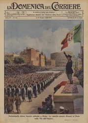 Seventy Thousand Fascist Women Gathered in Rome