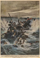 Surprised by a Sudden Storm, 34 Workers Returning from Work