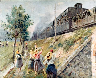The Passage of the Italian Military Train