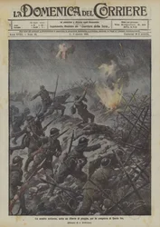 A night assault, under a deluge of rain, for the conquest of Quota 144