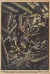 A miraculous rescue in the lignite mines of Castelnuovo (Arezzo)