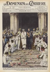 One of the Most Gentle Episodes of the Wedding Festivities in Sofia Happened at the Exit of King Boris