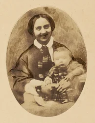 Portrait of Marie Devéria with Her Son