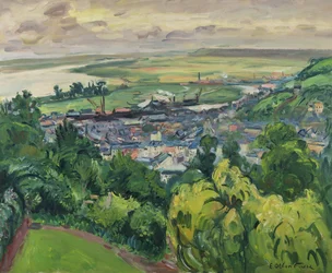 Landscape in Honfleur