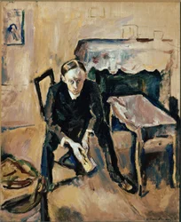 Portrait of french writer Fernand Fleuret