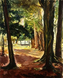 Trees near the Cote de Grace