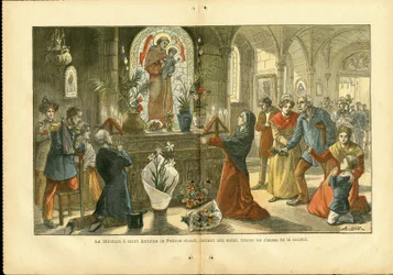 Illustration of Achille Lemot in Le Pelerin