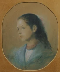 Lady with Coral Necklace