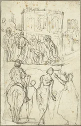 Josephus is Led by Nicanor Before Emperor Vespasian