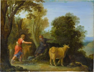 Mercury and Battus