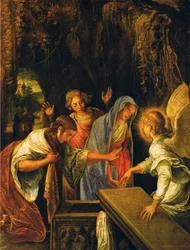 The Three Marys at the Tomb of Christ