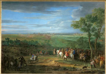 Arrival of Louis XIV at the Camp before Maastricht, June 1673