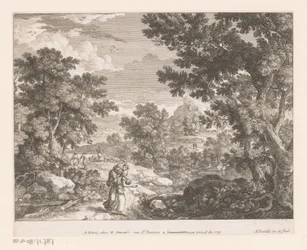 Landscape with Christ with Lamb on His Shoulders