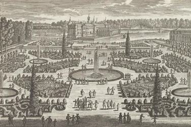 The Parterre of the Orangerie of Chantilly