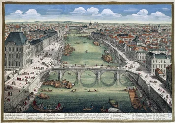 Le pont Royal des Tuileries in 