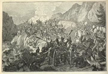 The Battle of the Katzbach on 26 August 1813