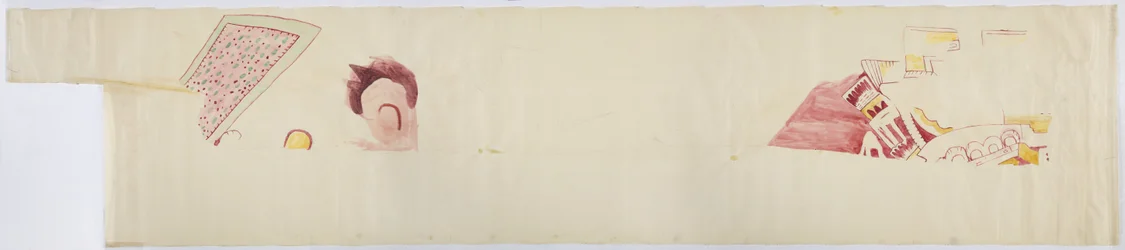 Copy of Fragments of Paintings from Teotihuacan, Mexico State