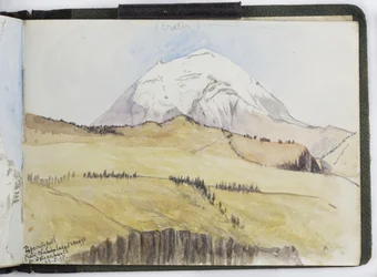 Sketchbook of watercolours, Drawings and Notes, Mexico, 1896-1898