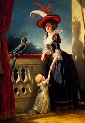 Portrait of Adelaide de Bourbon, by Adelaide Labille-Guiard