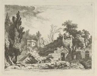 View of the Remains of a Theatre from Different Views Drawn from Nature