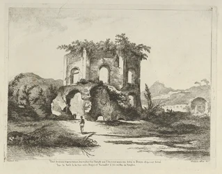 View of a temple dedicated to Diana from Different views drawn from nature