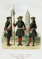 Dress Uniforms of the Preobrazhensky Regiment