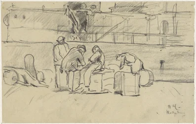 Workers at the Quay in Rotterdam