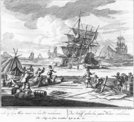 "The Ship Lost in the Ice in Fine Weather" (No. 12 from the Whaling Series)