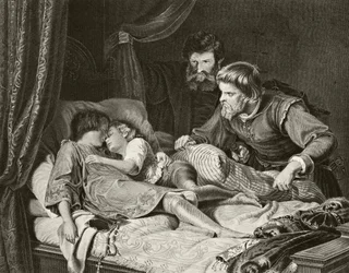 The Murder of the Princes, Edward and Richard, in the Tower of London, from 