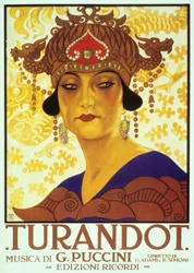 Cover of score of opera Turandot by Giacomo Puccini