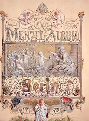 Title page from the Menzel Album, 1868