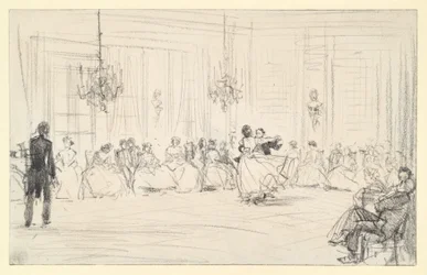 Ball Society and a Dancing Couple