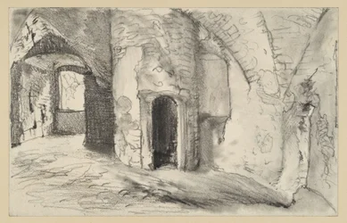 Vaulted Room with Entrance to the Round Tower