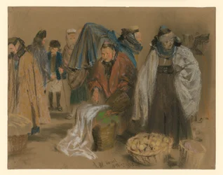 Hessian Peasants at the Market in Kassel