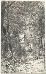 Landscape with a Washerwoman