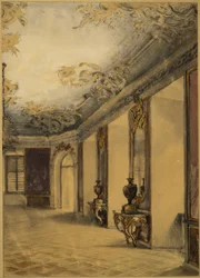 Hall in Lissa Castle