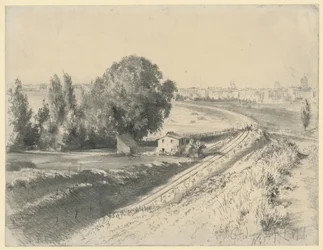 Sketch for the Painting “The Berlin-Potsdam Railway”