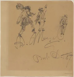 Three Hobos on the Artist