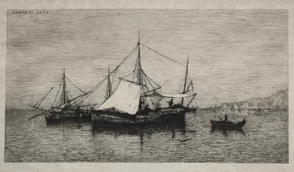 Boats of Cabotage Coasts of Italy, 1874