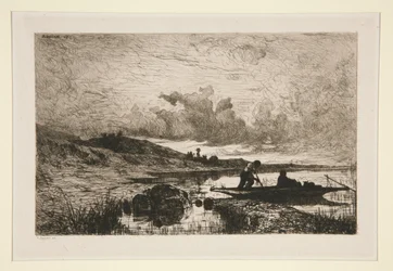 An Evening, Banks of the Rhône at Rix