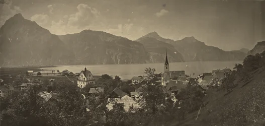 View of Flüelen, Switzerland