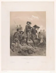 General Giuseppe Garibaldi Leading in the Battle of Varese