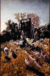 Landscape with Figures and Goats, Before 1866