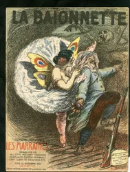 Cover of La Baionnette, Satirical in Colors