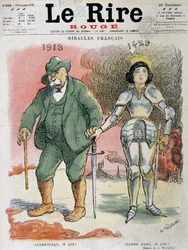 First World War (1914-1918): French miracles, Georges Clemenceau (1841-1929), in 1918, the father of Victory was 78 years old and Jeanne D