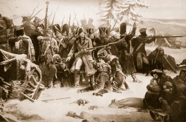Marshal Ney Supporting the French Rearguard